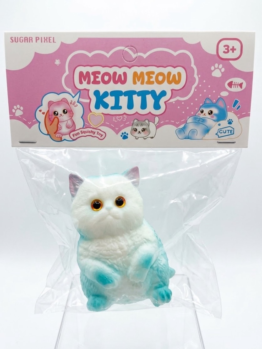Blue Cat Squishy Toy